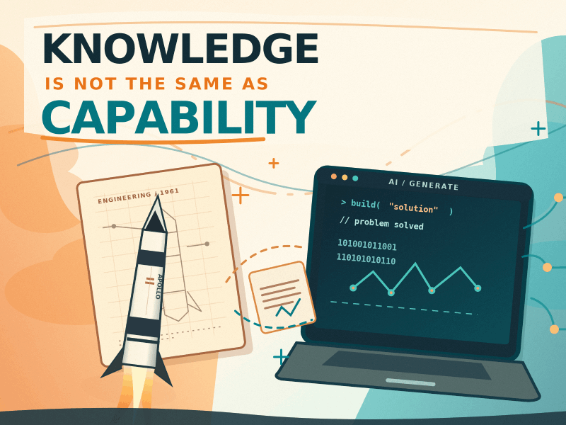 Knowledge is not the same as capability