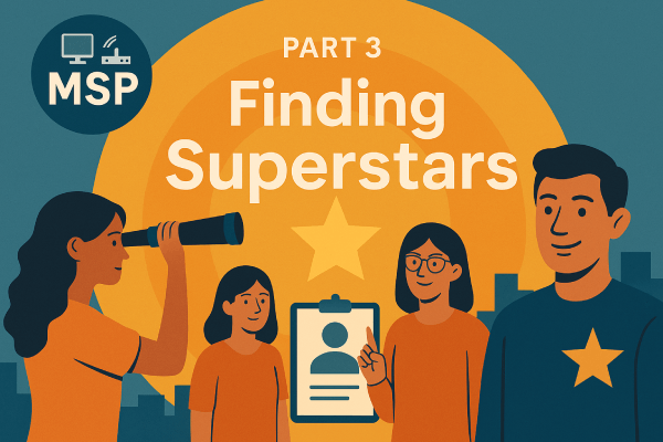 MSP Evolution My Journey, Your Guide – Practical Insights & Exercises for Growth – Part 3 (Finding New Superstars)
