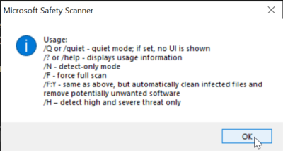 microsoft security scanner log